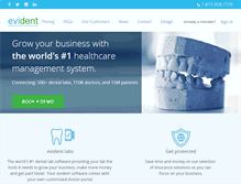 Tablet Screenshot of evidentlabs.com